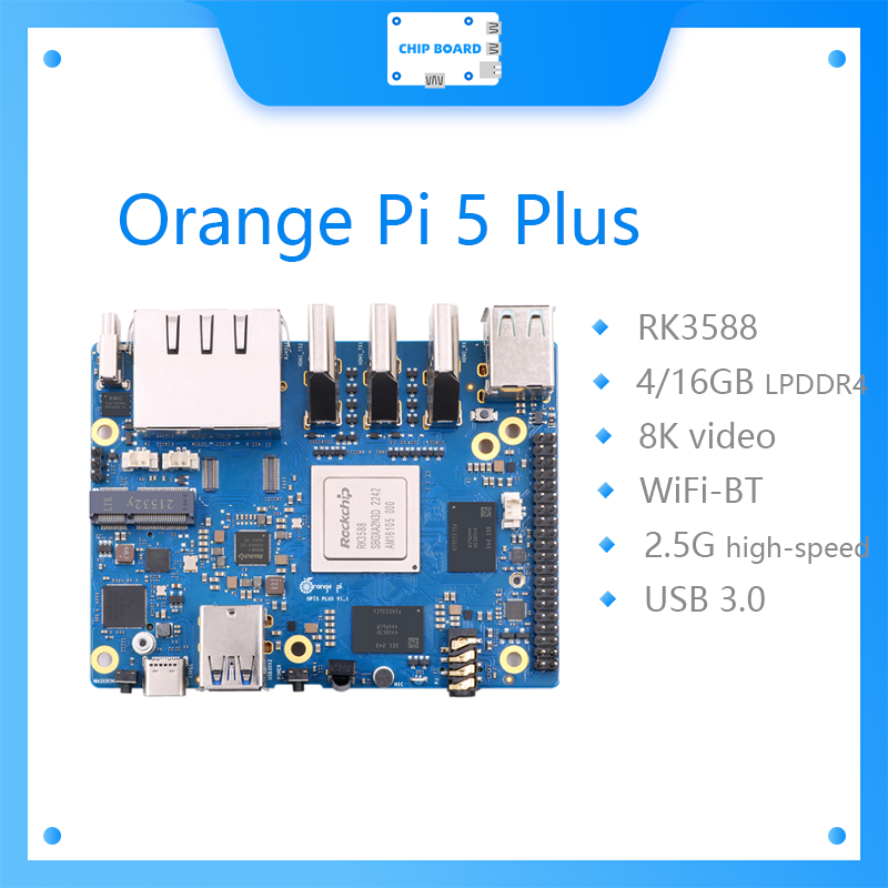 Orange Pi 5 Plus 32Gb - أورانج باي 5 بلس، كمبيوتر لوحي