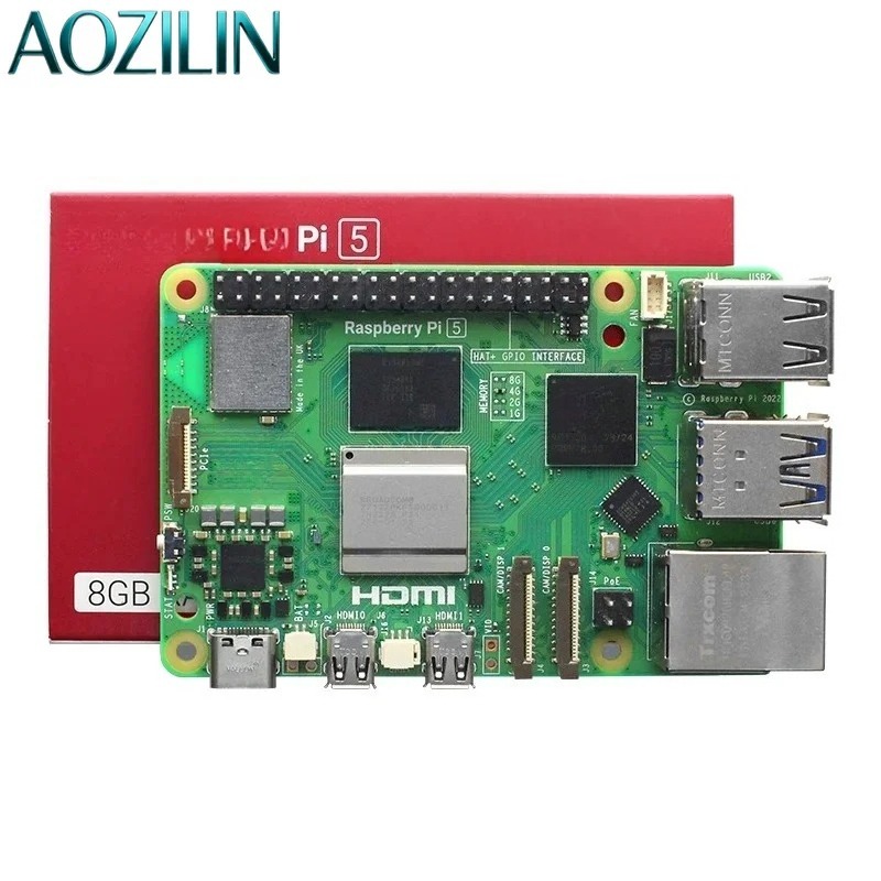 Raspberry Pi 5 8Gb - مجموعة لوحة التطوير الرئيسية لـ Raspberry