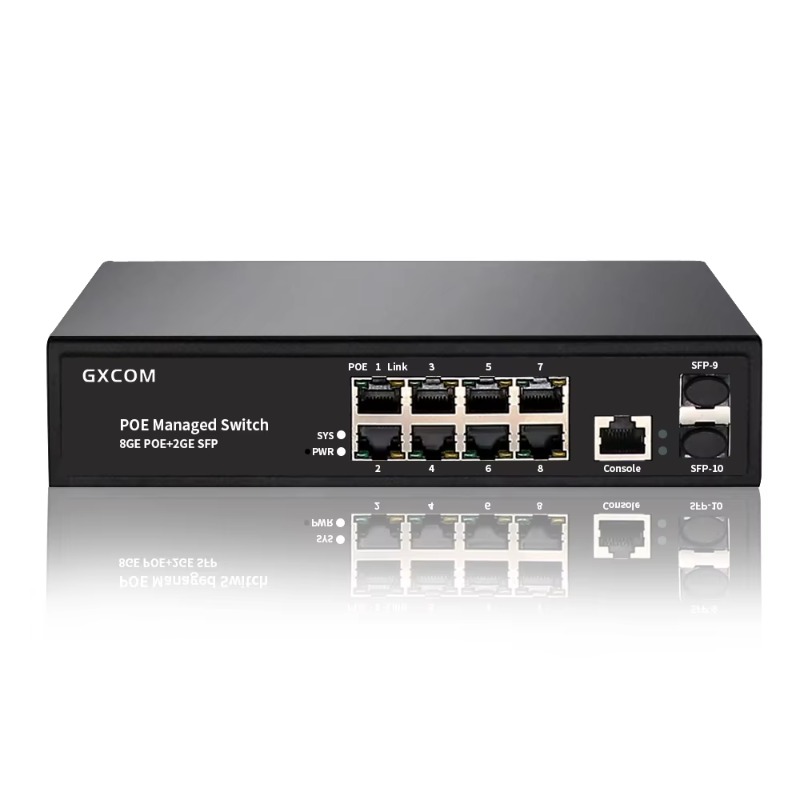 Managed Gigabit Poe Switch 8 Port 802.3At - محول إيثرنت PoE بـ 8 منافذ