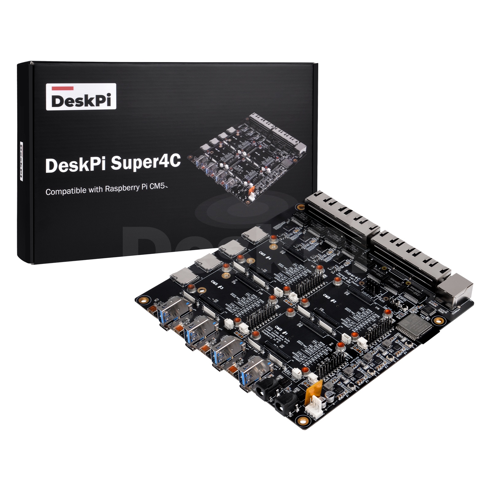 Deskpi Super6C - لوحة DeskPi Super4C Raspberry Pi CM5