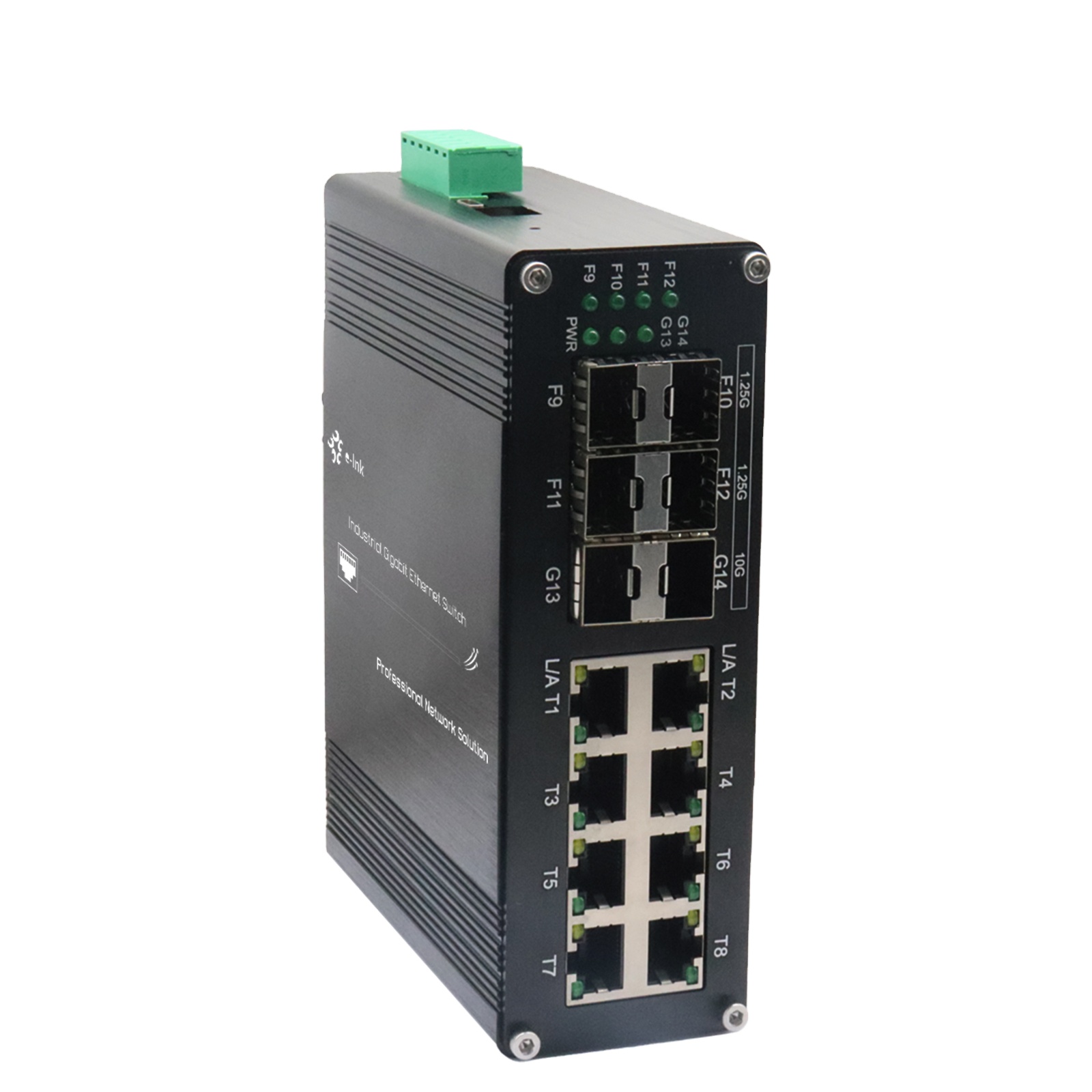 Sfp+ 10G Managed Switch 8 Port - محول L2+ صناعي 8 منافذ 10/100/1000T