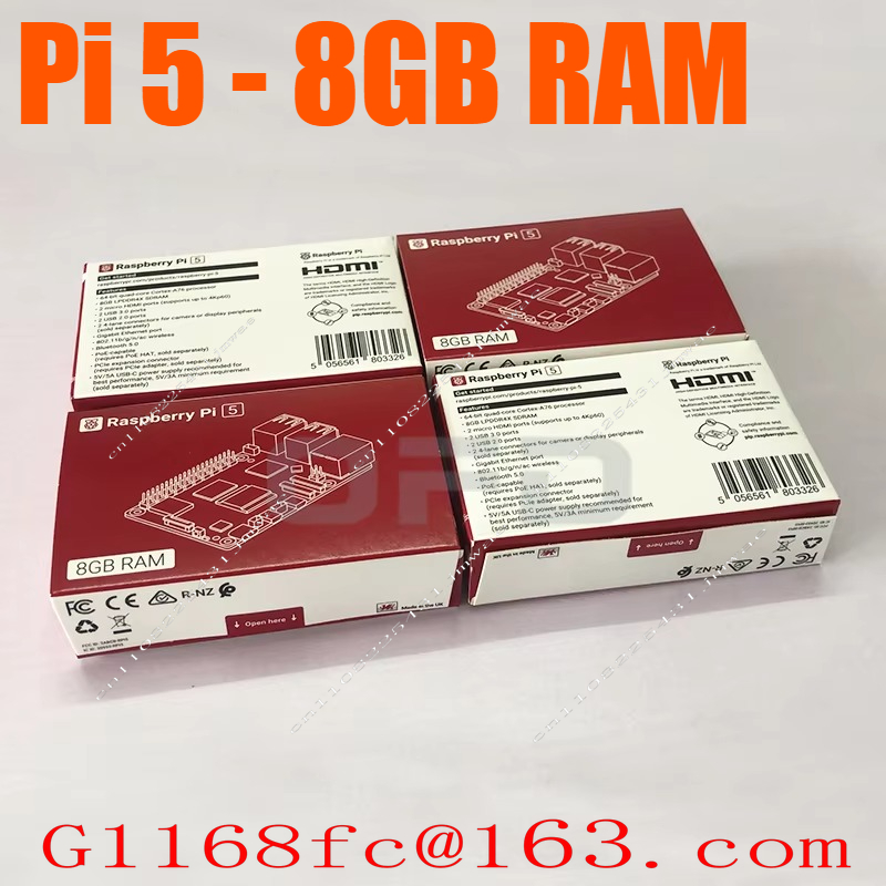Raspberry Pi 5 8Gb - لوحة تطوير Pi 5 بذاكرة 2