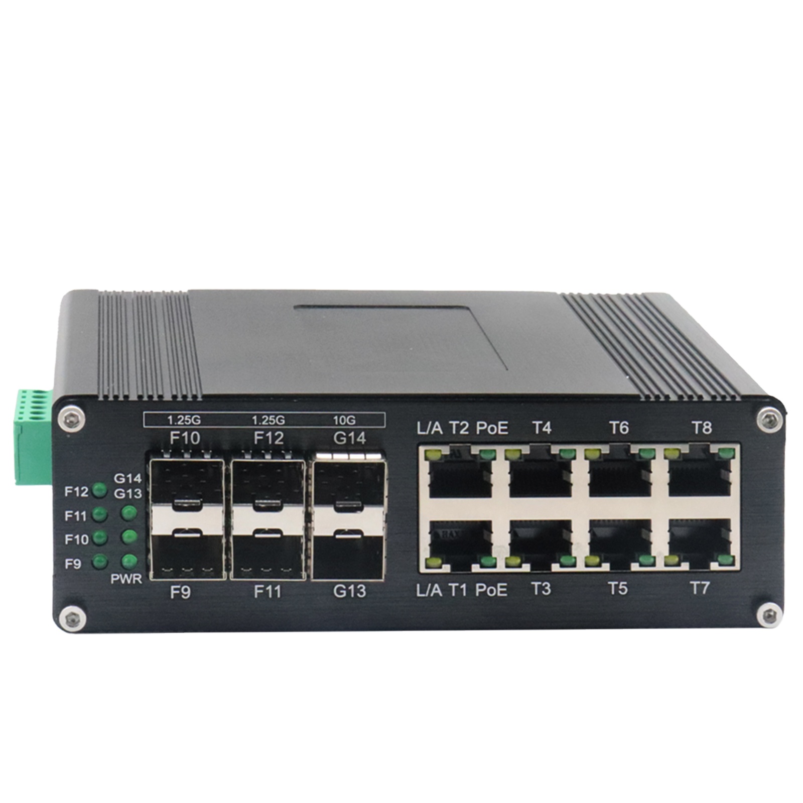 Managed Gigabit Poe Switch 8 Port 802.3At - محول إيثرنت صناعي جيجابت 8 منافذ