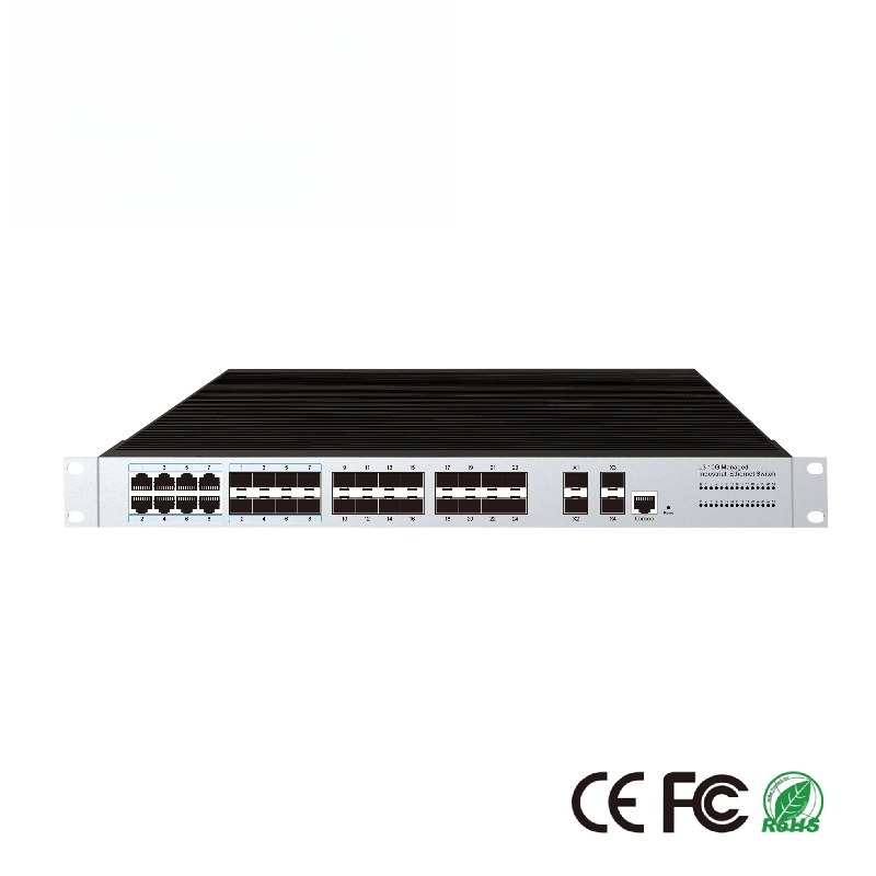 محول إيثرنت صناعي مُدار بـ 24  - مراجعة Sfp+ 10G Managed Switch 8 Port وسعره