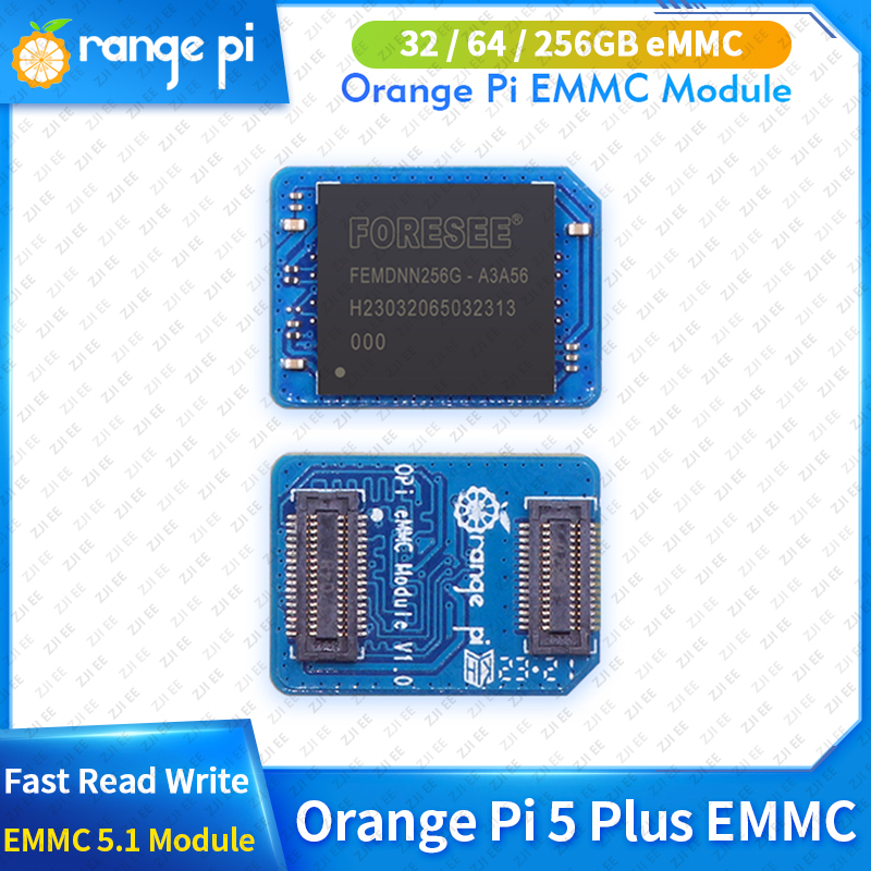 وحدة EMMC لـ Orange Pi بسعات 3 - مراجعة Orange Pi 5 Plus 32Gb وسعره