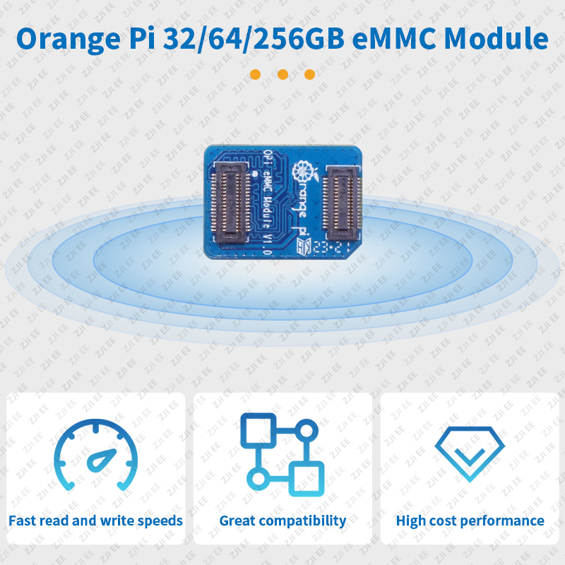 وحدة EMMC لـ Orange Pi بسعات 3 - مراجعة Orange Pi 5 Plus 32Gb وسعره