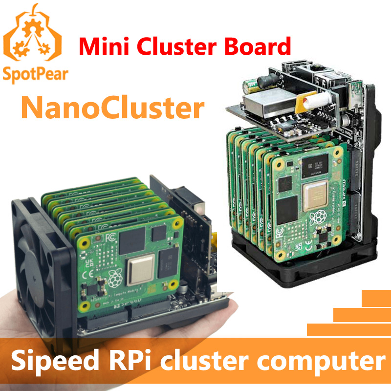 Sipeed NanoCluster Mini Nano C - مراجعة Deskpi Super6C وسعره