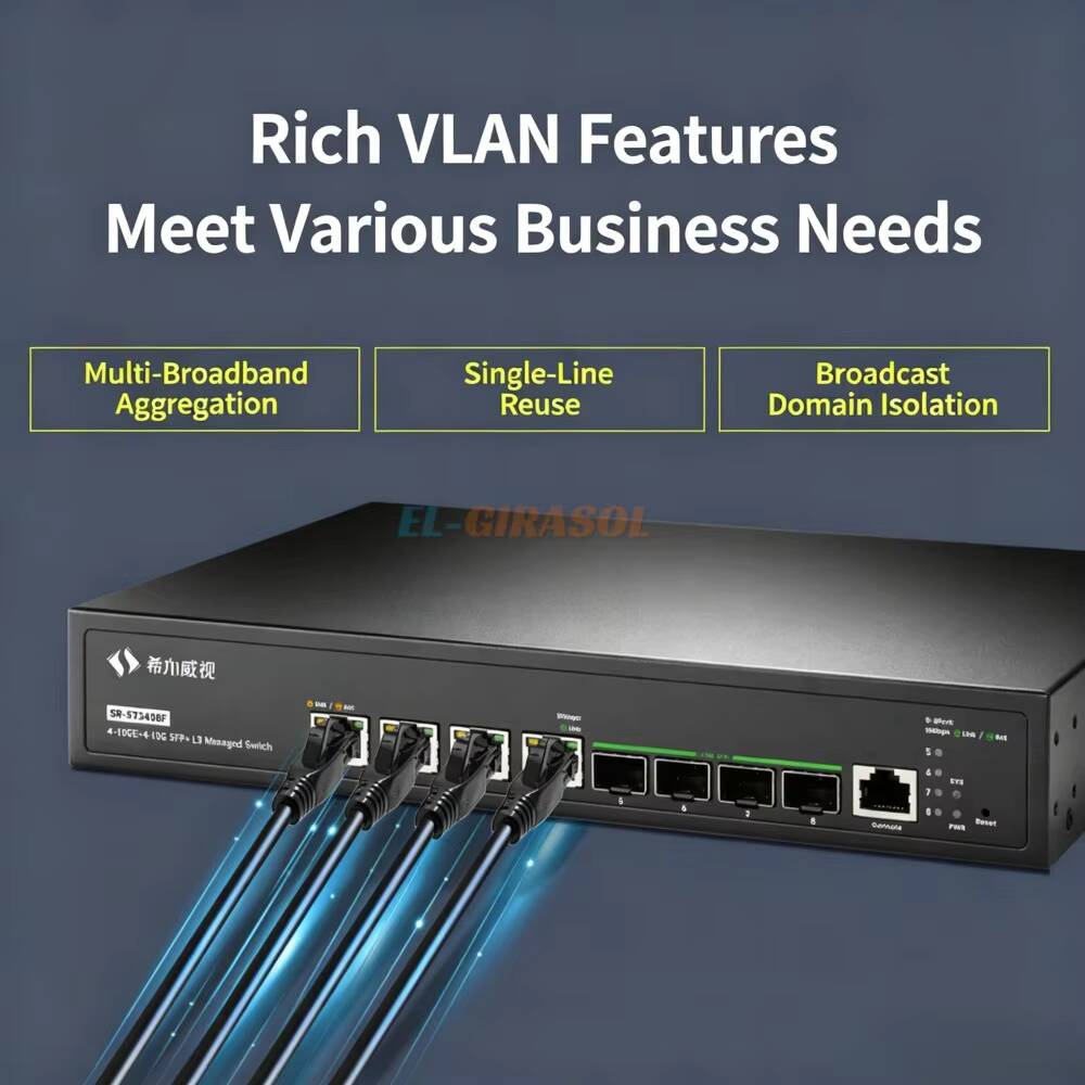 سويتش ألياف بصرية مُدار من سير - مراجعة Sfp+ 10G Managed Switch 8 Port وسعره