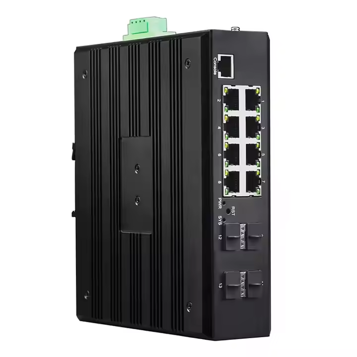 محول جيجابت إيثرنت صناعي L3 مُ - مراجعة Sfp+ 10G Managed Switch 8 Port وسعره