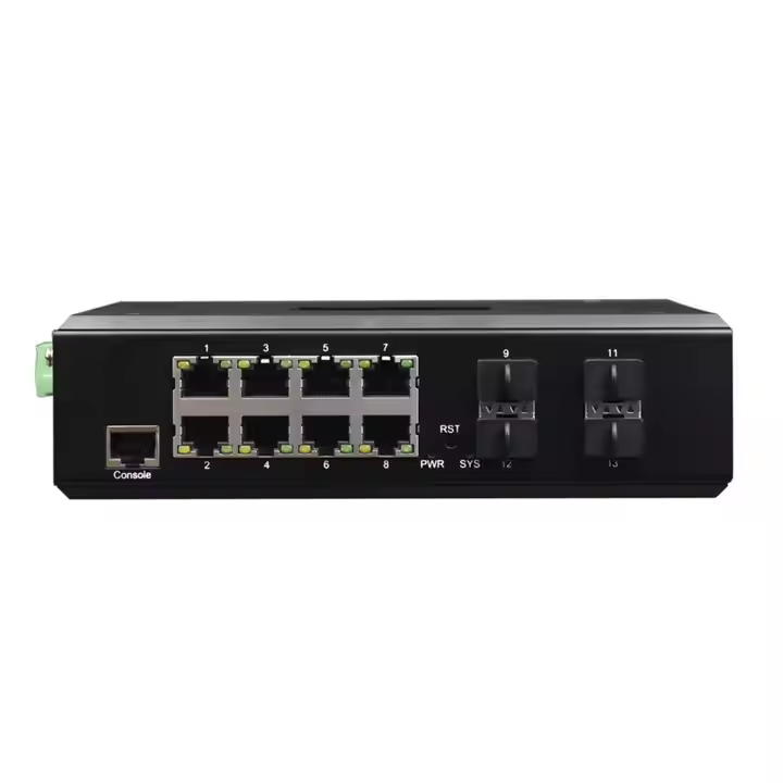 محول جيجابت إيثرنت صناعي L3 مُ - مراجعة Sfp+ 10G Managed Switch 8 Port وسعره