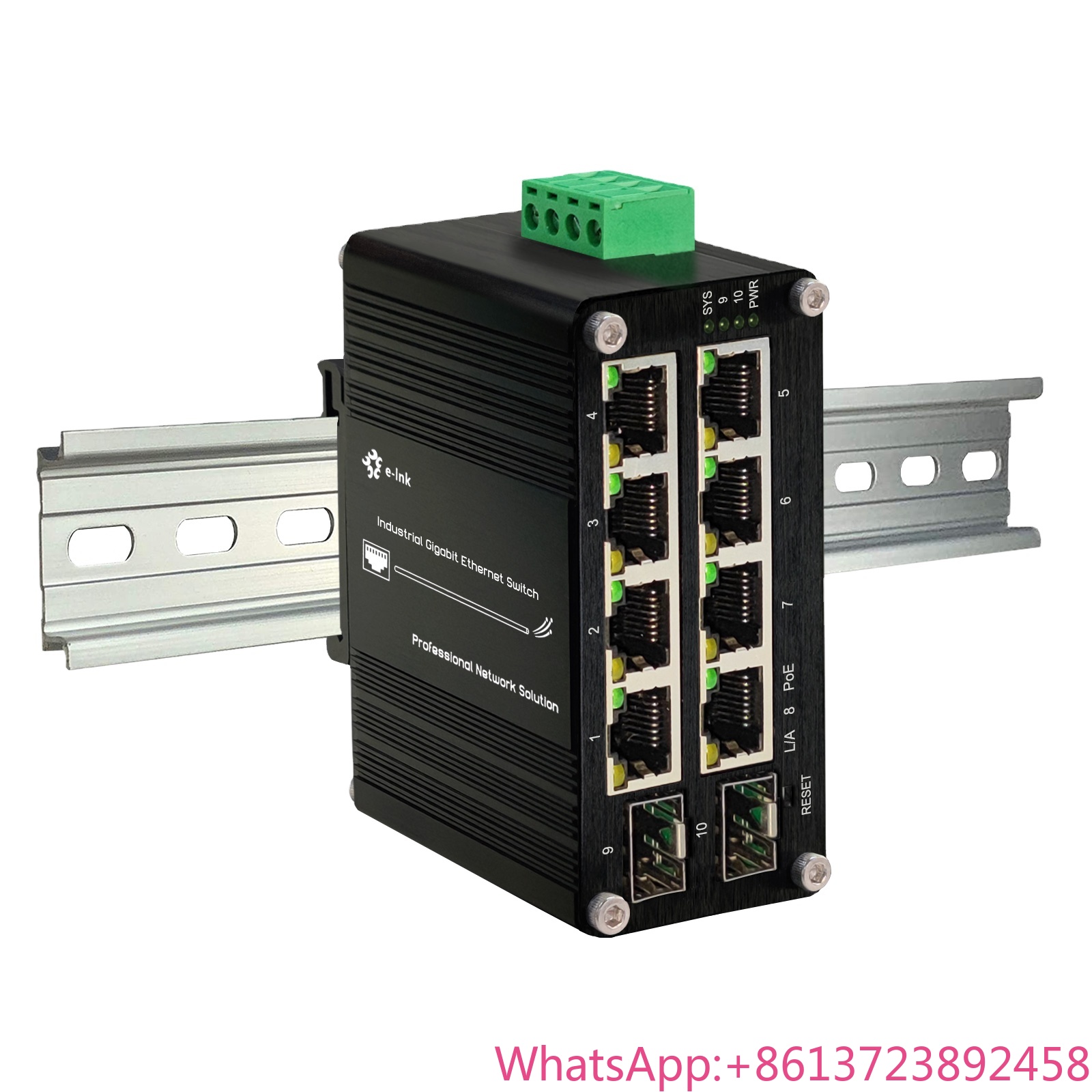 محول PoE مُدار 8 منافذ 10/100/ - مراجعة Managed Gigabit Poe Switch 8 Port 802.3At وسعره