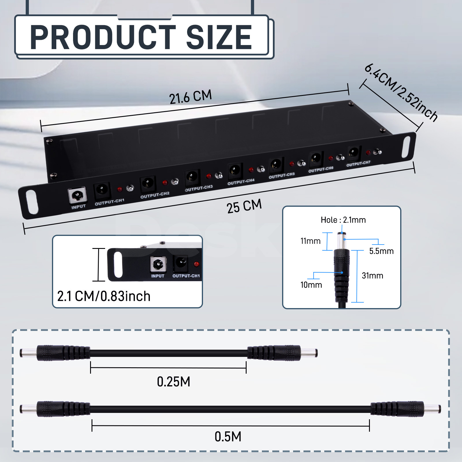 DeskPi DC PDU Lite 7-CH 0.5U ل - مراجعة Deskpi Super6C وسعره