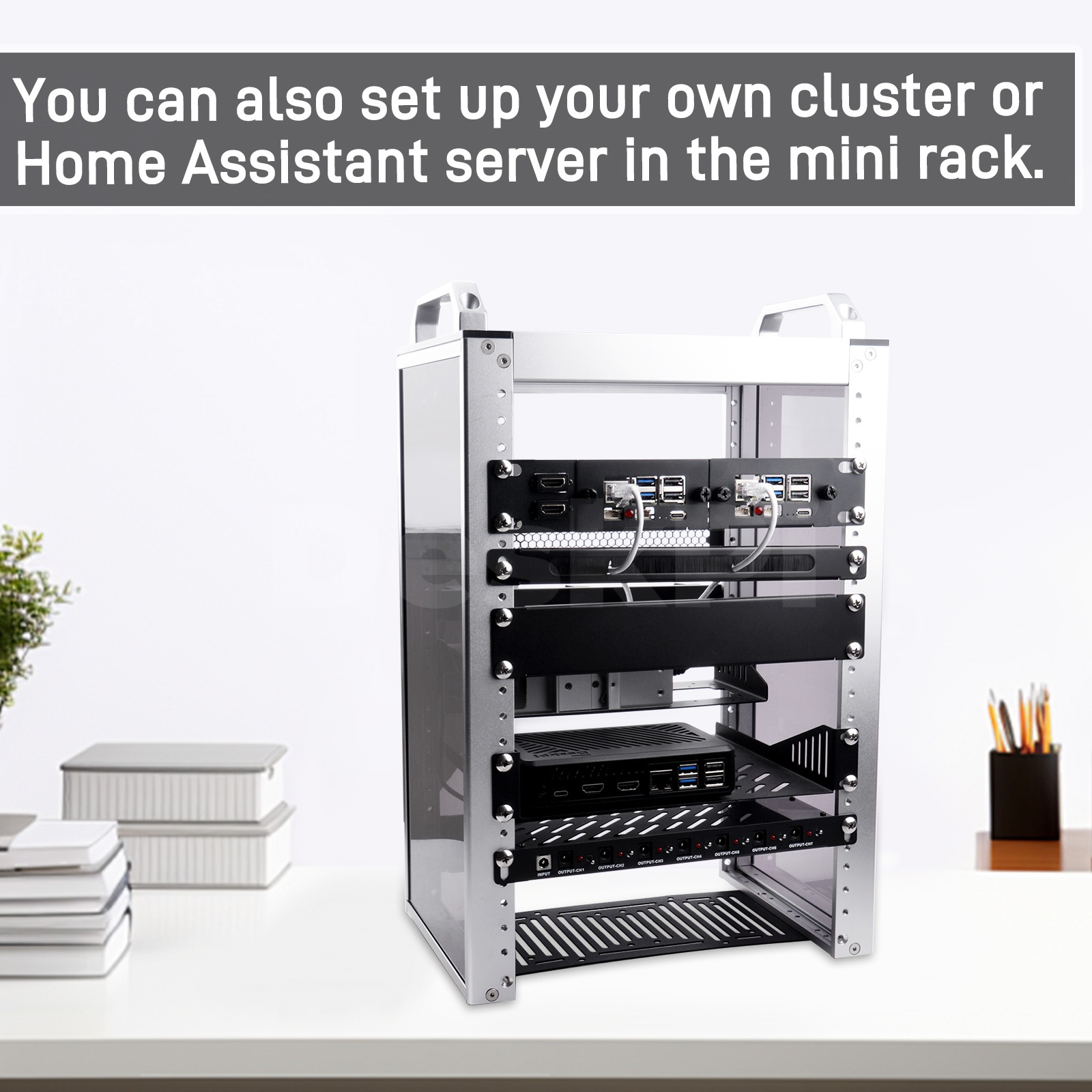 حامل DeskPi Rackmate مقاس 10 ب - مراجعة Deskpi Super6C وسعره