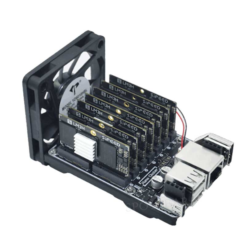 Sipeed NanoCluster Mini Cluste - مراجعة Deskpi Super6C وسعره