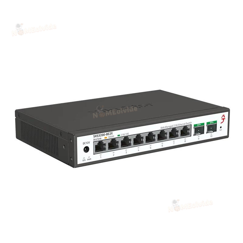 SKS3200 XikeStor 10 منافذ L2 م - مراجعة Sfp+ 10G Managed Switch 8 Port وسعره