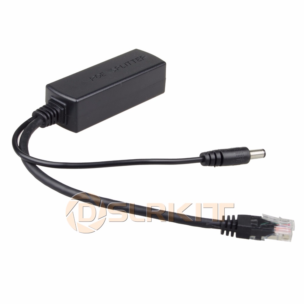 DSLRKIT-فاصل جيجابت عبر إيثرنت - مراجعة Active Poe Splitter Gigabit 12V 2A وسعره