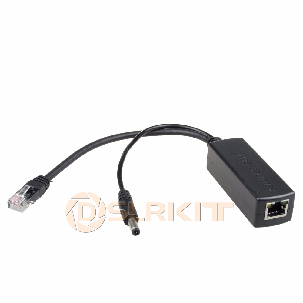 DSLRKIT-فاصل جيجابت عبر إيثرنت - مراجعة Active Poe Splitter Gigabit 12V 2A وسعره